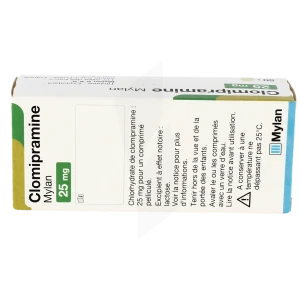 Clomipramine Viatris 25 Mg, Comprimé Pelliculé