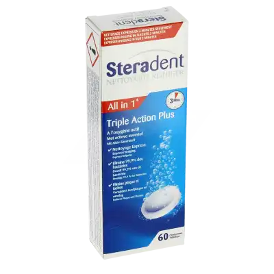 Steradent Triple Action, Tube 30, Bt 2 à Hendaye