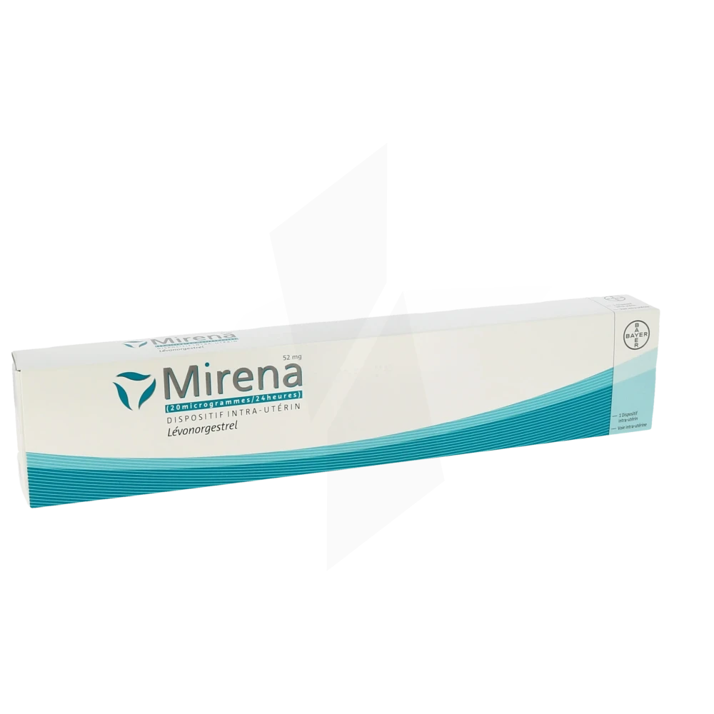 Mirena 52 Mg (20 Microgrammes/24 Heures), Dispositif Intra-utérin