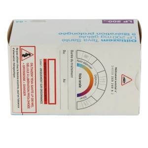 Diltiazem Teva Sante Lp 200 Mg, Gélule à Libération Prolongée