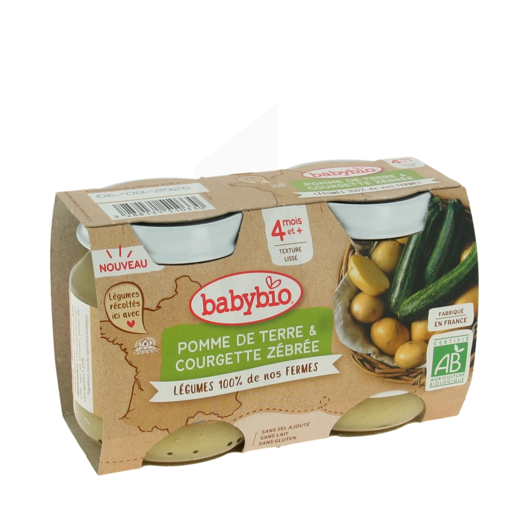 Babybio Alimentation Infantile Légumes De Notre Ferme 2pots/130g