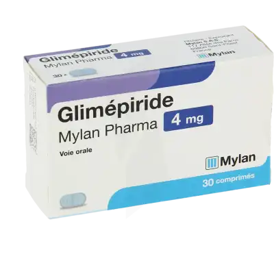Glimepiride Viatris 4 Mg, Comprimé à Chelles