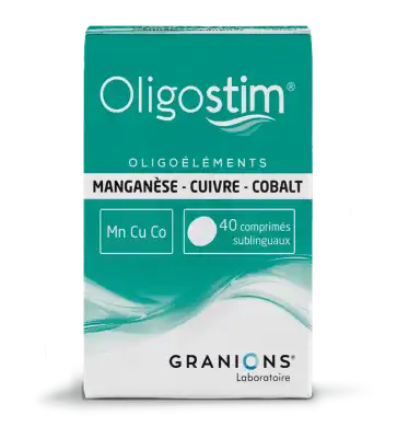 Oligostim Manganèse Cuivre Cobalt Comprimés Sublinguaux T/40 à OULLINS