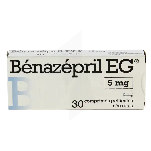 Benazepril Eg 5 Mg, Comprimé Pelliculé Sécable