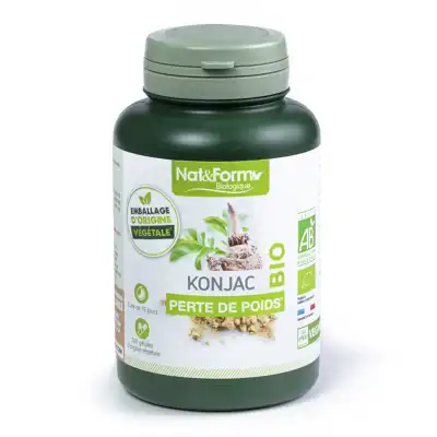 Nat&form Bio Konjac Bio 200 Gélules Végétales à VALENCE