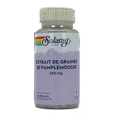 Solaray Extrait de graines de Pamplemousse 250mg Capsules B/60