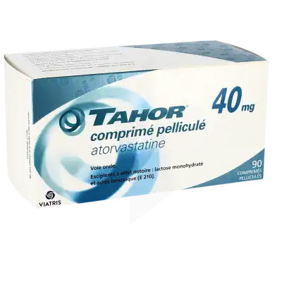 Tahor 40 Mg, Comprimé Pelliculé à CHENÔVE
