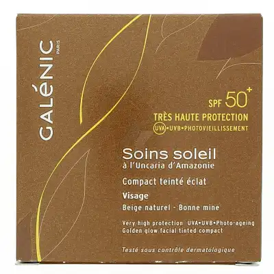 Galenic Soins Soleil Spf50+ Compact Teinté éclat Visage 9g à Espaly-Saint-Marcel