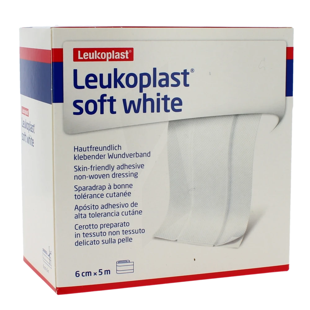 Leukoplast Soft White Pansement à Découper 6cmx5m B/1