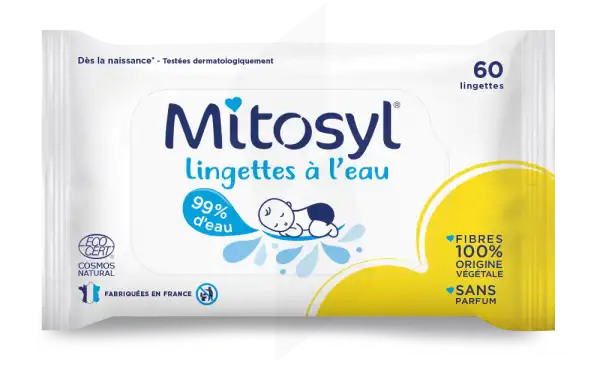 Mitosyl Lingette à L'eau Sachet/60