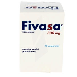 Fivasa 800 Mg, Comprimé Enrobé Gastrorésistant