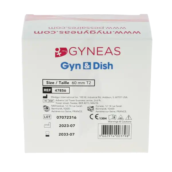 Gyneas Gyn & Dish Pessaire T2 60mm