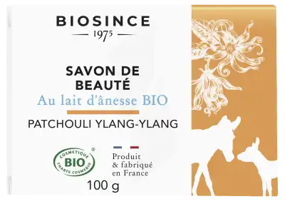 Biosince 1975 Savon De Beauté Lait D'Ânesse Bio Patchouli & Ylang Ylang 100g à Montluçon