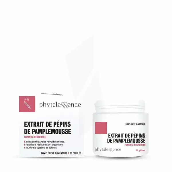 Phytalessence Premium Extrait De Pépins De Pamplemousse 60 Gélules