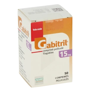 Gabitril 15 Mg, Comprimé Pelliculé