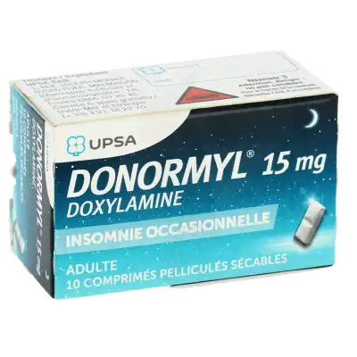 Donormyl 15 Mg, Comprimé Pelliculé Sécable à Saint-Médard-en-Jalles
