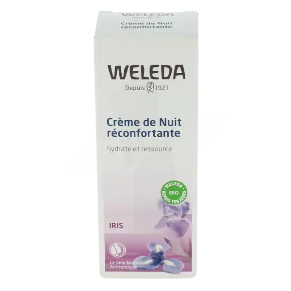 Weleda Soins Visage Iris Cr De Nuit Hydratante RÉconfortante T/30ml