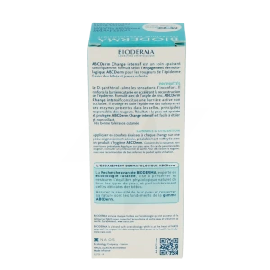 Bioderma Abcderm Change Intensif Crème De Change Anti-rougeurs Bébé 75g
