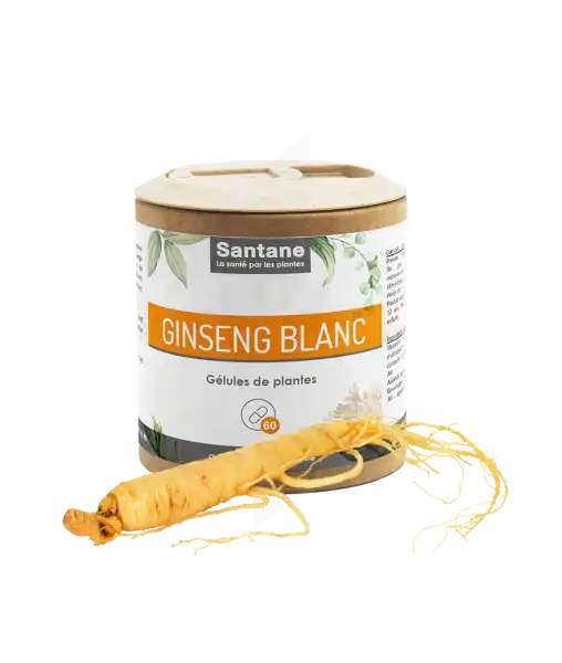 Santane Ginseng Blanc Gélules De Poudre De Plantes 280mg B/60