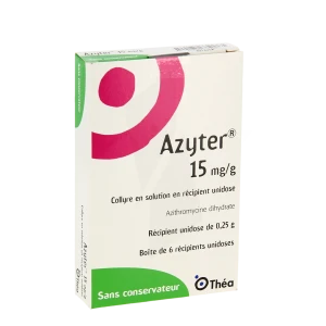 Azyter 15 Mg/g, Collyre En Solution En Récipient Unidose