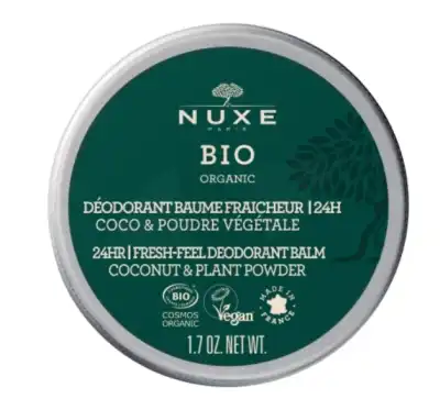 Nuxe Bio Déodorant Baume Fraîcheur 24h Toutes Peaux Pot/50g à DREMIL LAFAGE