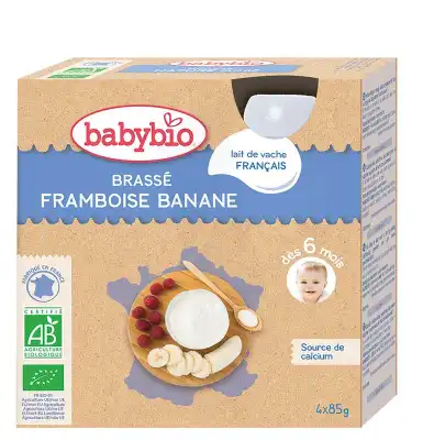 Babybio Gourde Brassé Framboise Banane à Bordeaux