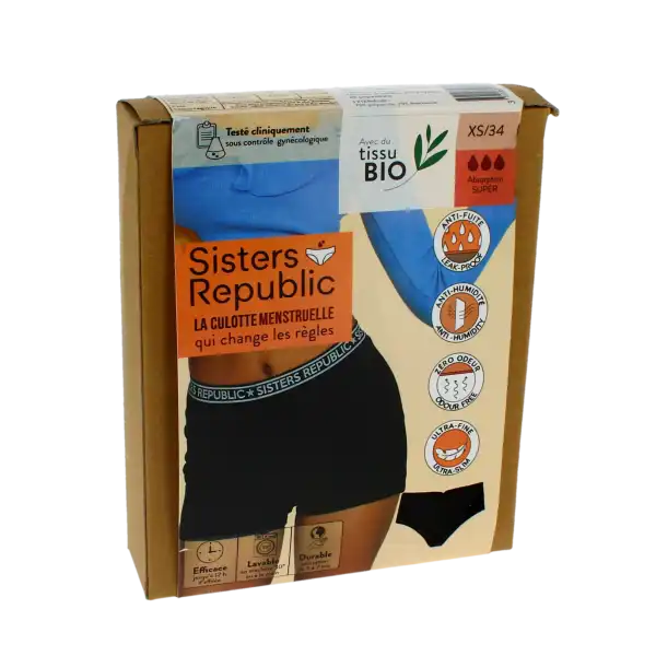 Sisters Republic Ginger Boxer Menstruelle Flux Super Txs