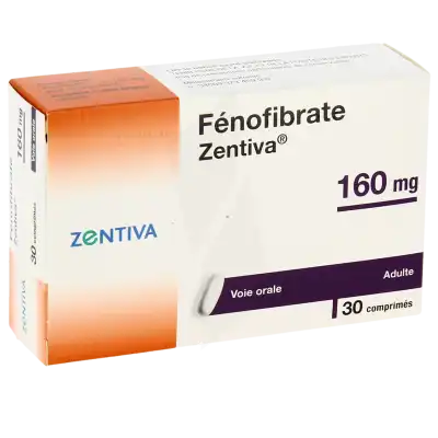 Fenofibrate Zentiva 160 Mg, Comprimé à Bordeaux