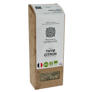 L'herbothicaire Thym Citron Bio Tisane B/40g