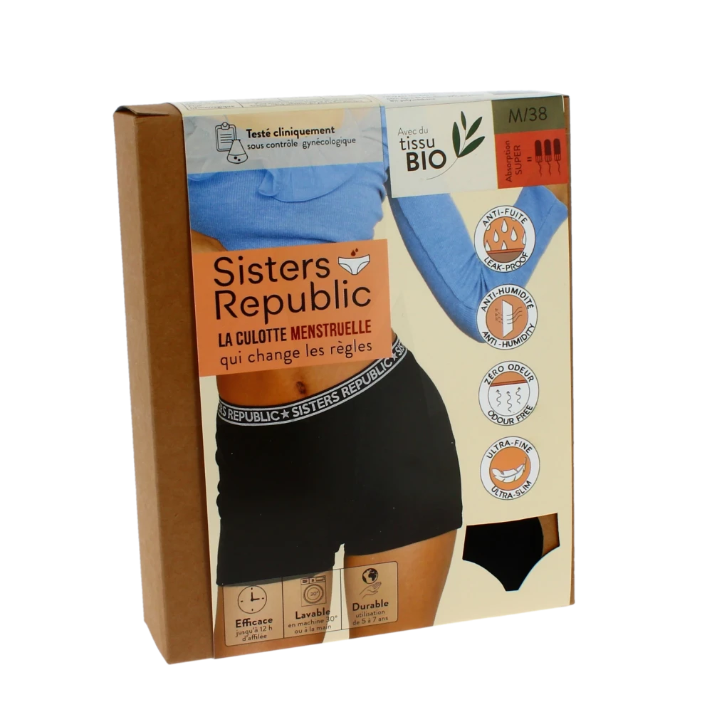 Sisters Republic Ginger Boxer Menstruelle Flux Super Tm