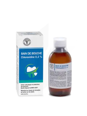 Unifarco Bain De Bouche Chlorhexidine 0,2 % 200ml à Agen