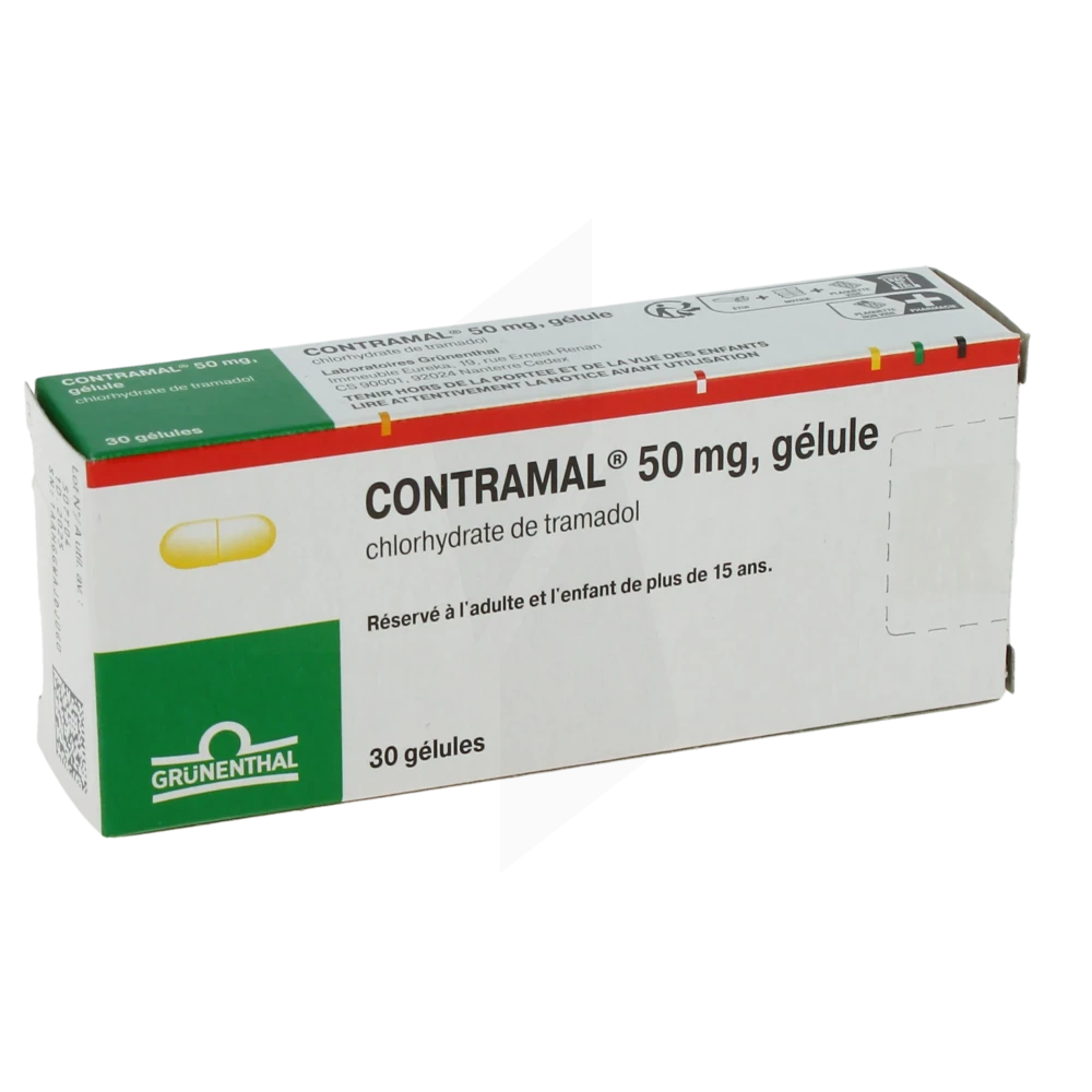 Contramal 50 Mg, Gélule