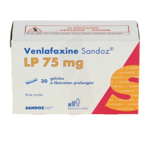 Venlafaxine Sandoz Lp 75 Mg, Gélule à Libération Prolongée