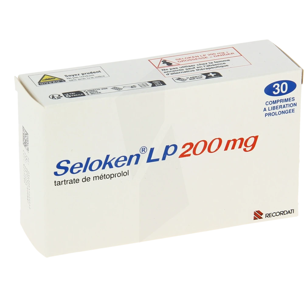 Seloken L P 200 Mg, Comprimé à Libération Prolongée