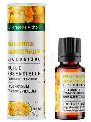 Laboratoire Altho Huile Essentielle Hélichryse Gymnocephalum Bio 10ml