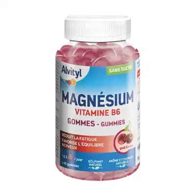 Alvityl Magnésium Cerise Gommes Pot/45 à MONSWILLER