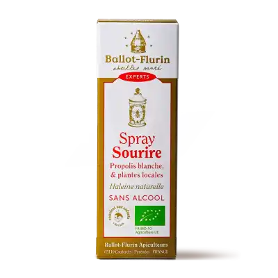 Ballot-flurin Spray Sourire Sans Alcool Fl/15ml à SENNECEY-LÈS-DIJON