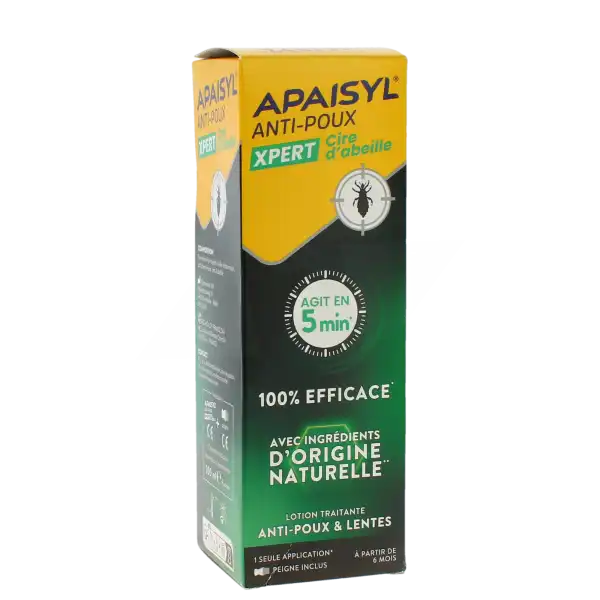 Apaisyl Anti-poux Xpert Cire D'abeille Lotion Falcon De 200 Ml