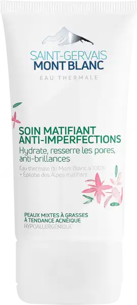 Saint-gervais Hydratant Matifiant Anti-imperfections T/40ml + Eau Micellaire Thermale Fl/50ml