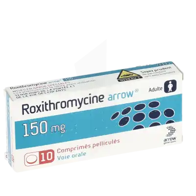 Roxithromycine Arrow 150 Mg, Comprimé Pelliculé à Saint Leu La Forêt