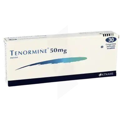 Tenormine 50 Mg, Comprimé Pelliculé Sécable à Ris-Orangis