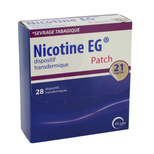 Nicotine Eg 21 Mg/24 H, Dispositif Transdermique