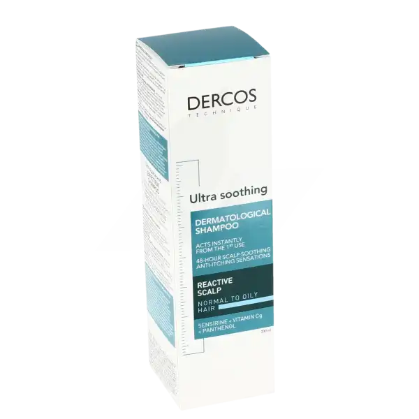 Vichy Dercos Shampooing Ultra Apaisant Cheveux Normaux A Gras