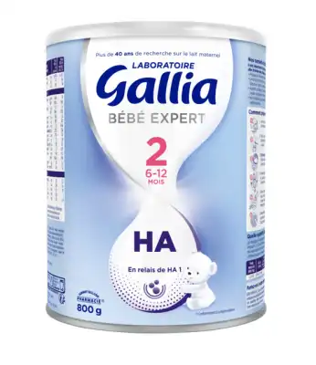 GALLIA BEBE EXPERT HA 2 Lait en poudre B/800g