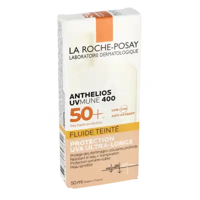 La Roche Posay Anthelios Uvmune 400 Spf50+ Fluide Teinté Avec Parfum Fl Airless/50ml à Angers