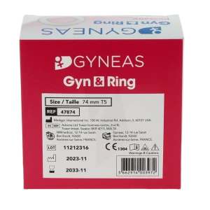 Gyneas Gyn & Ring Pessaire Anneau T5 74mm