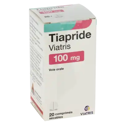 Tiapride Viatris 100 Mg, Comprimé Sécable à Chelles