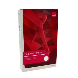 Mediven Elegance 30 Bas Autofix Picots Pf Caramel T1c