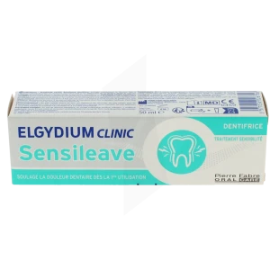 Elgydium Clinic Sensileave Dentifrice Sensibilité Dentaire T/50ml