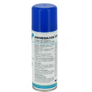 Animedazon Spray Suspension Pour Pulverisation Cutanee Pour Bovins, Ovins Et Porcins, Suspension Pour Pulvérisation Cutanée